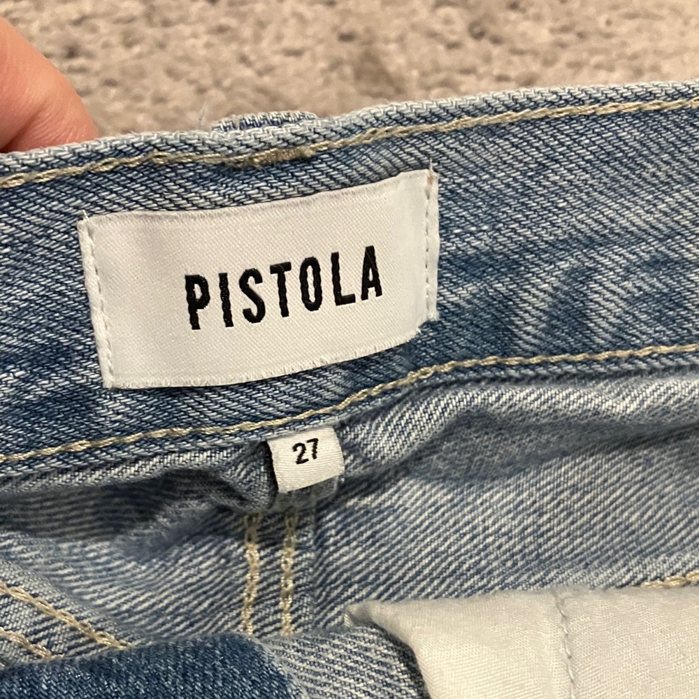 Pistola Distressed Denim Shorts - Picture 4 of 10